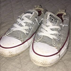 women’s slip-on striped converse